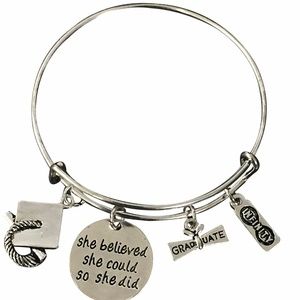 2025 Graduation Bangle, Girls Graduate Gift