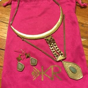 Silpada necklace and earrings