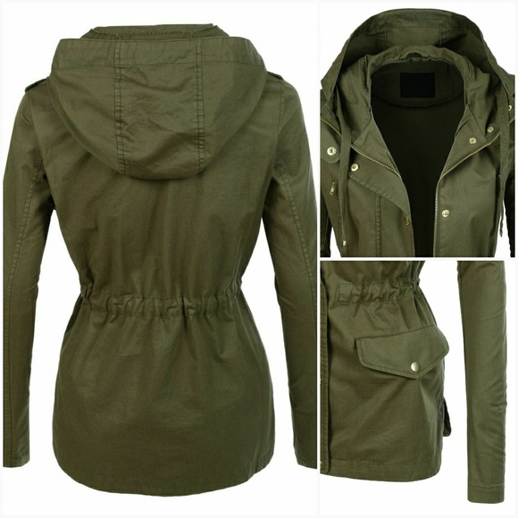 Olive Utility Jacket - Picture 6 of 7