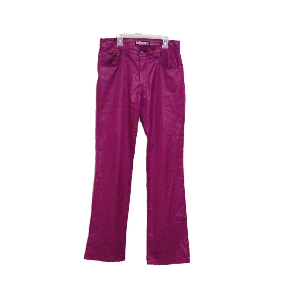 Bright magenta pants!!