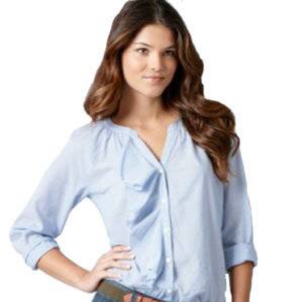 Loft Long Sleeve Button Down