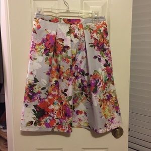 The Limited print skirt