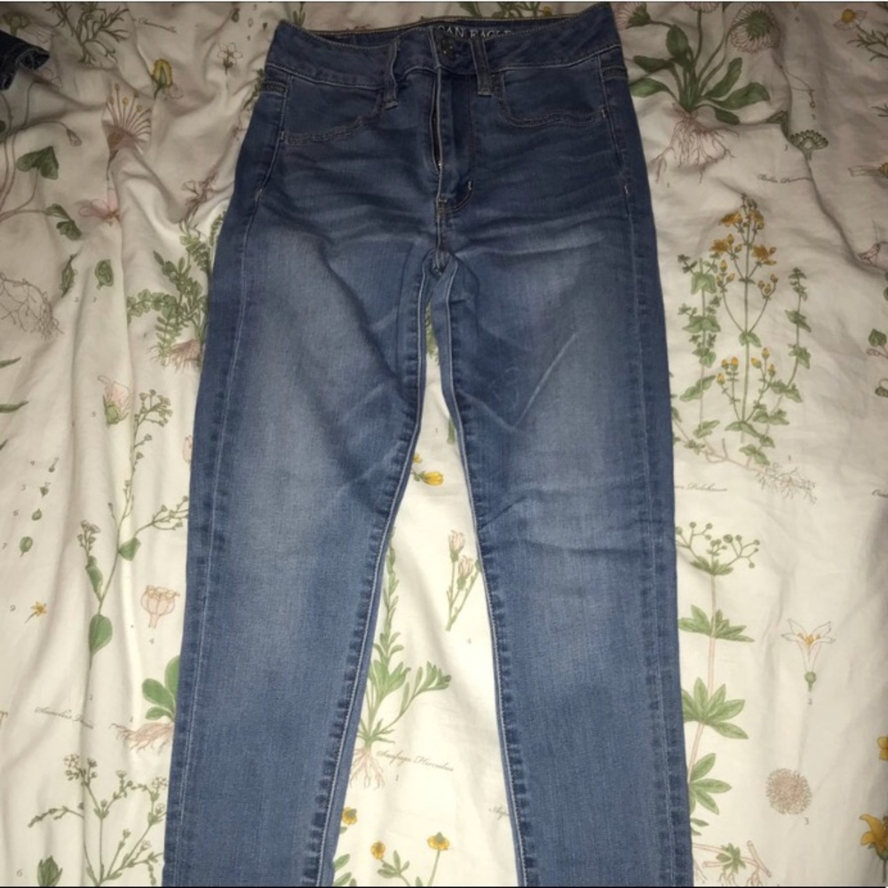 american eagle high rise jeans