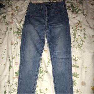american eagle high rise jeans