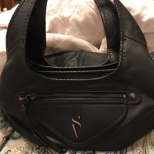 Simply Vera Vera Wang Black Shoulder Bag