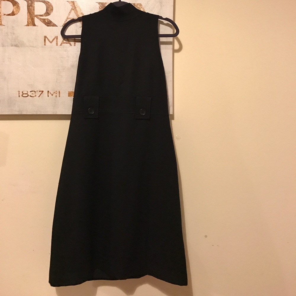 Classic black sleeveless dress