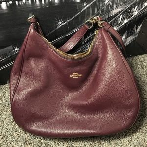 Oxblood Coach bag