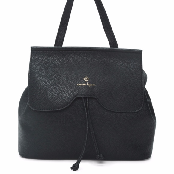 nanette lepore black backpack