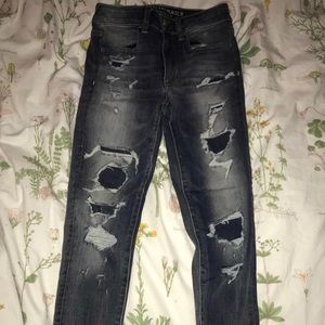 american eagle high rise jeans