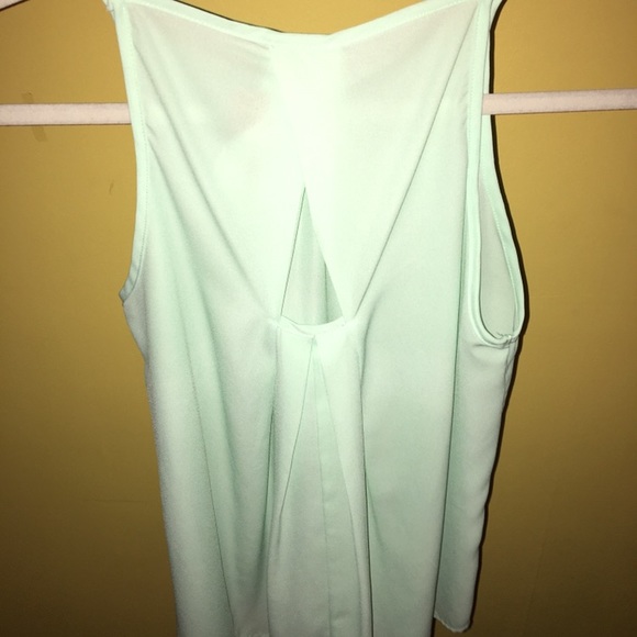 Mint blue/green tank top. - Picture 2 of 2