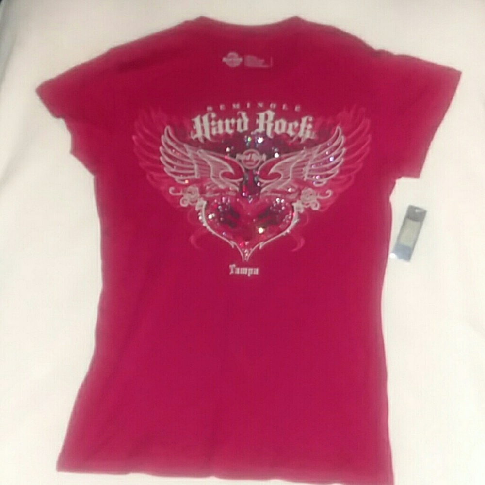 NWT Women's Hard Rock Tampa Graphic Tee Shirt Med