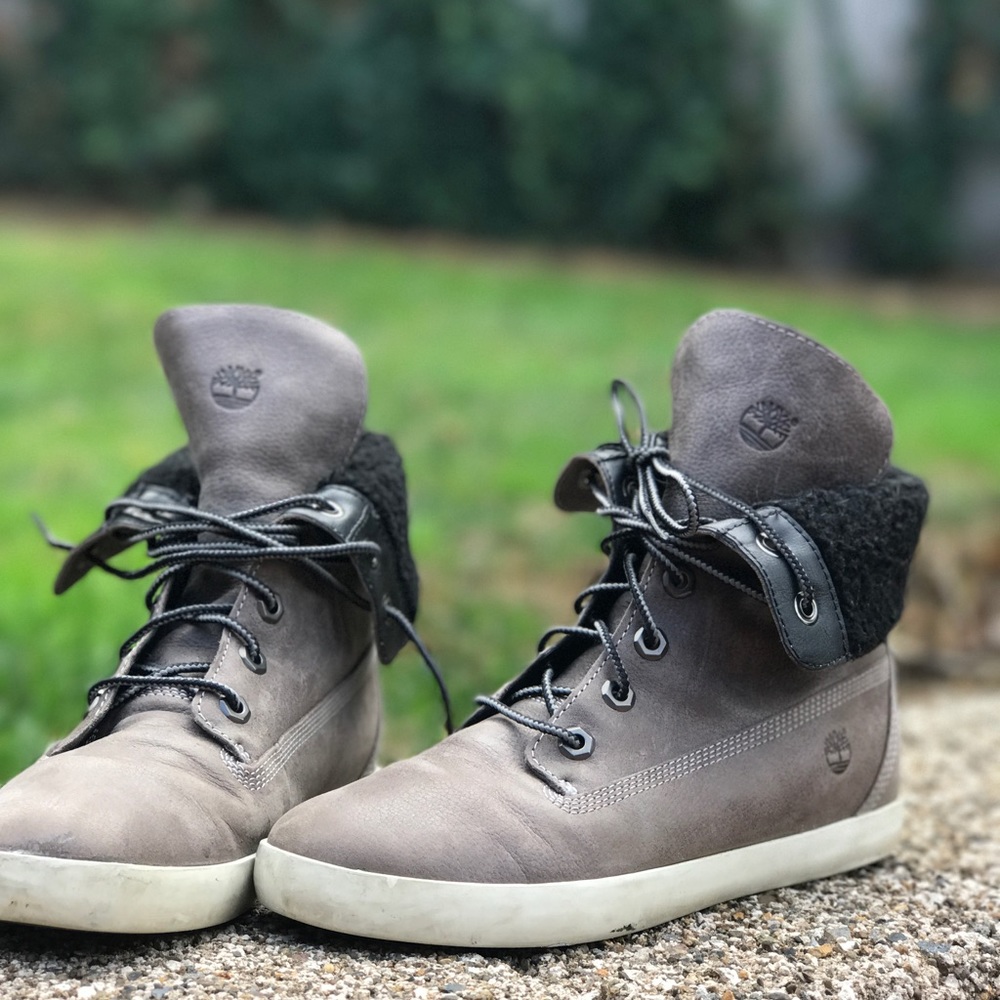 Timberland Fleece Roll-Down Sneakers[Casual Boots]