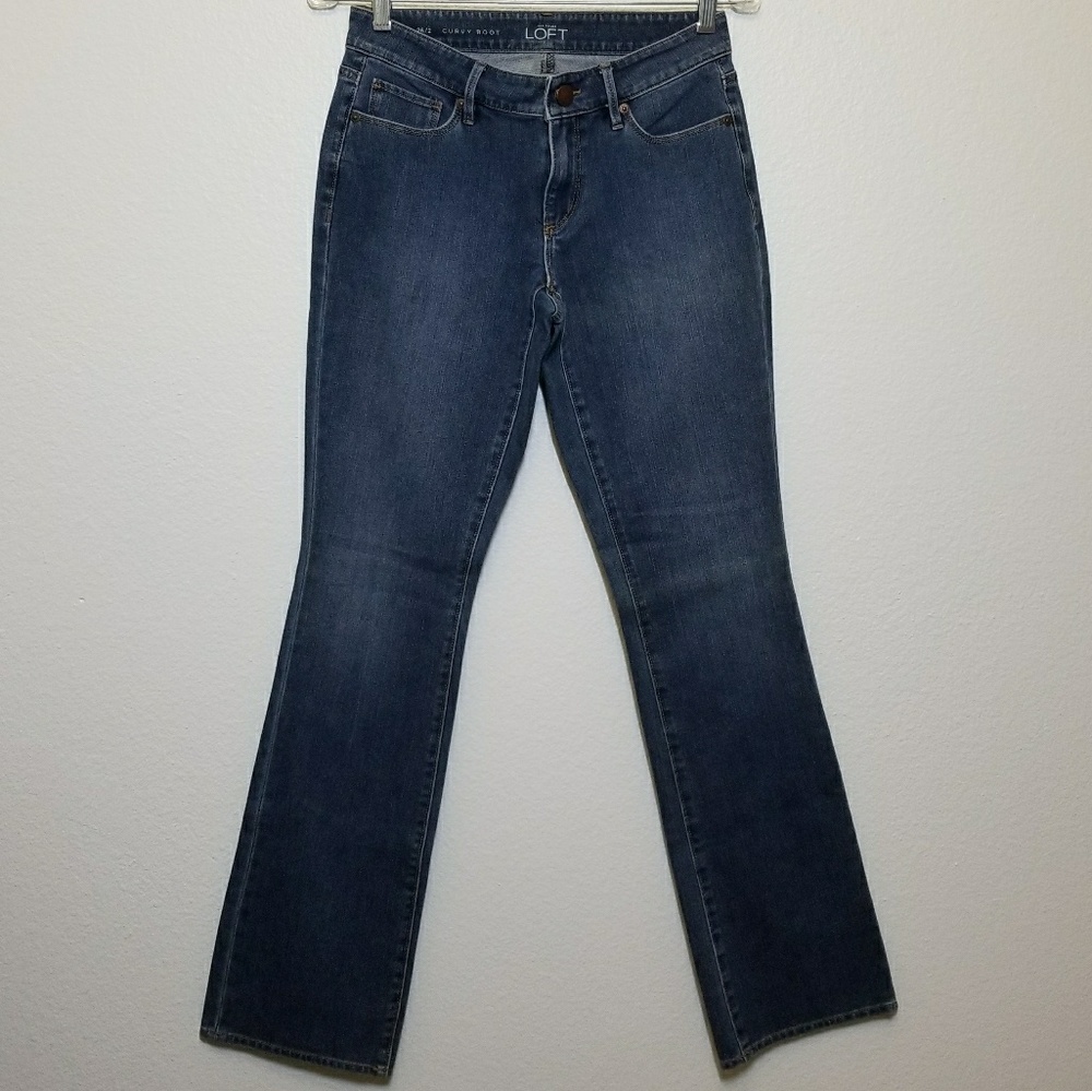 ANN TAYLOR LOFT Curvy Boot cut jeans