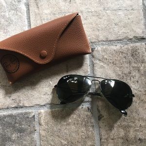 Rayban polarized metal aviator authentic sunglass