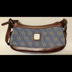 Denim Dooney & Bourke handbag w/Leather Trim