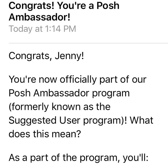 🎉Posh Ambassador🎉 - Picture 2 of 3