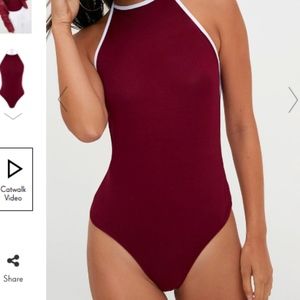 Burgendy Bodysuit