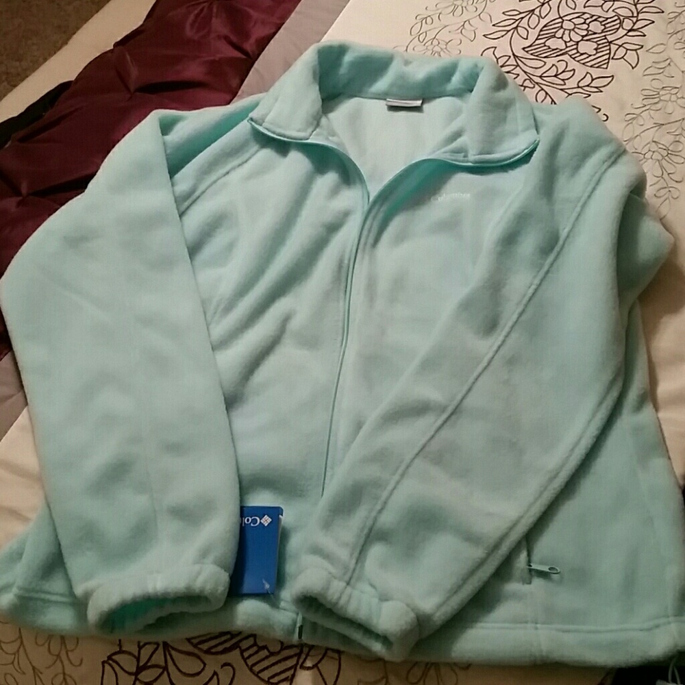 Columbia Ladies jacket,  aqua color