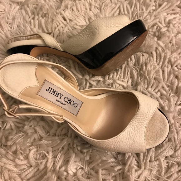 Jimmy choo black and white strap sandal - Picture 4 of 4