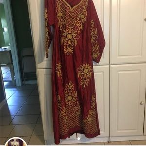 Tradition Palestinian dress.