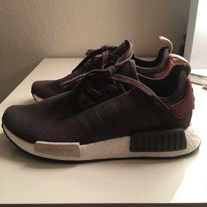 ADIDAS NMD OLIVE MAROON WOMEN SIZE 7