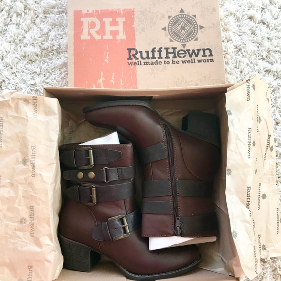 🚫SOLD🚫 RUFF HEWN BUCKLED BOOTIES - Picture 3 of 3