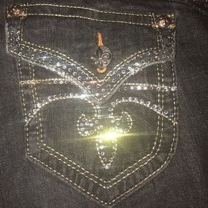 Rock Revival dark black denim