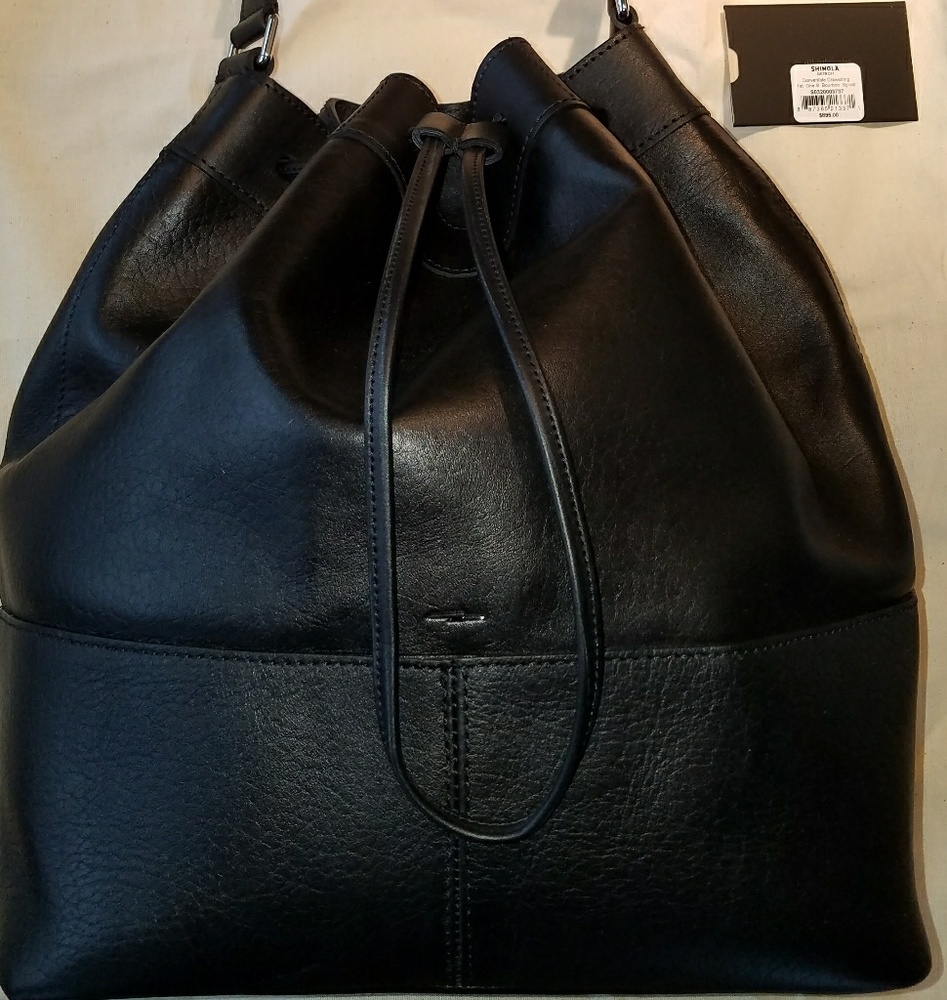 Shinola Convertible Drawstring Bag