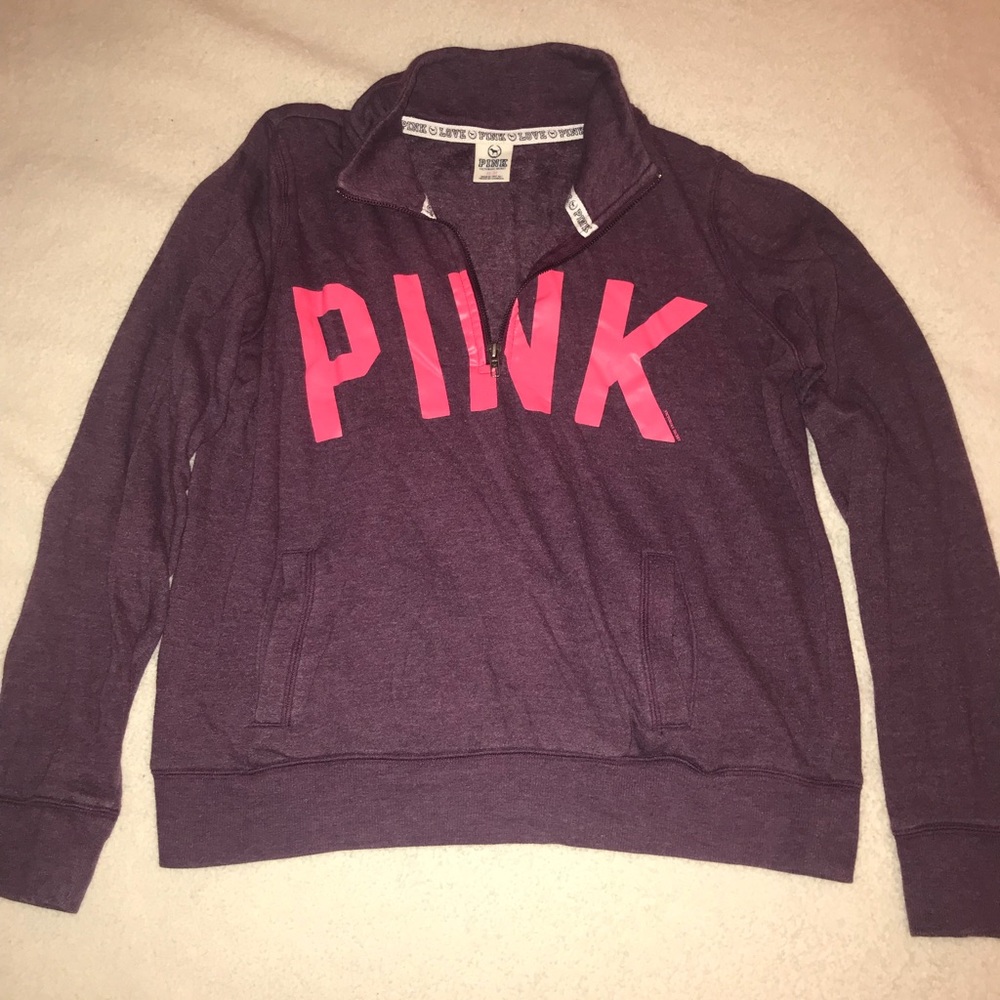 VS PINK quarter zip