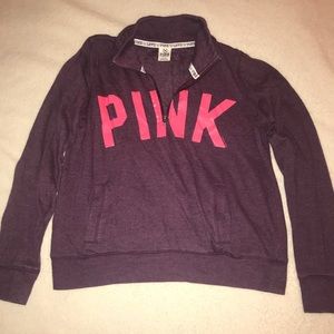 VS PINK quarter zip