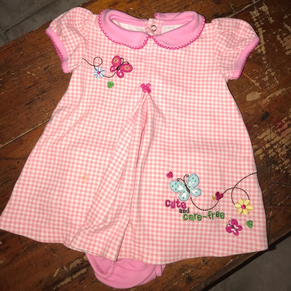 Child of Mine Embroidered Dress size 6-9 months