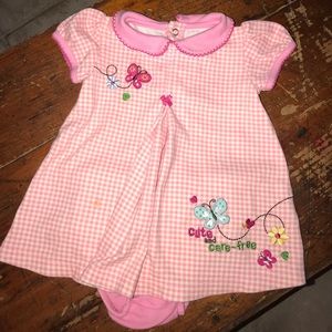 Child of Mine Embroidered Dress size 6-9 months