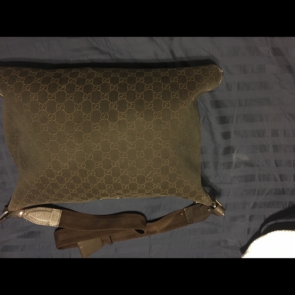 Authentic Gucci overnight bag.