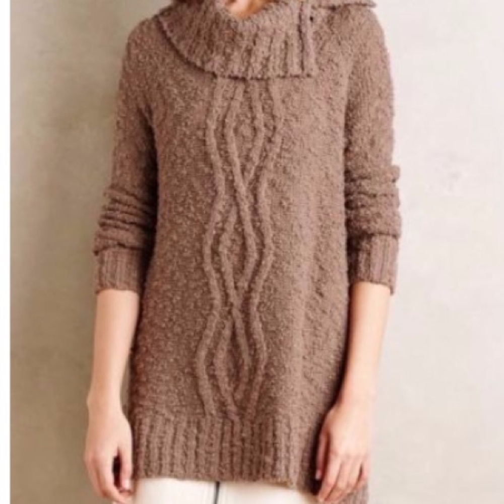 SOLD!!!- MOTH Cowl Neck Tunic Sweater - Picture 2 of 8