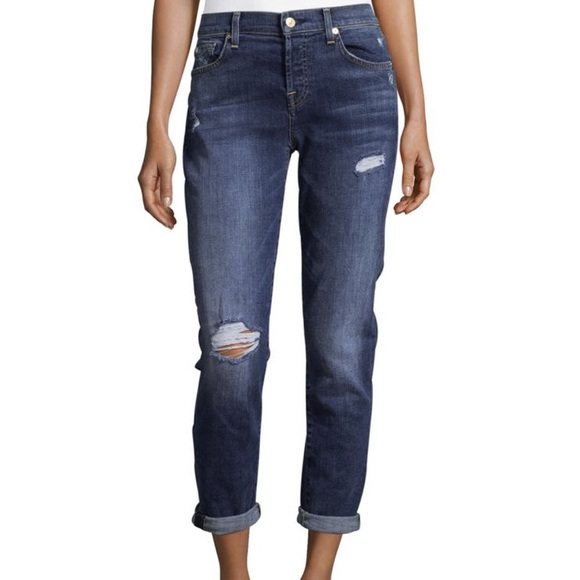 7 For All Mankind Denim - 7 for all mankind Josefina boyfriend 26