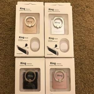 Smart phone ring hook