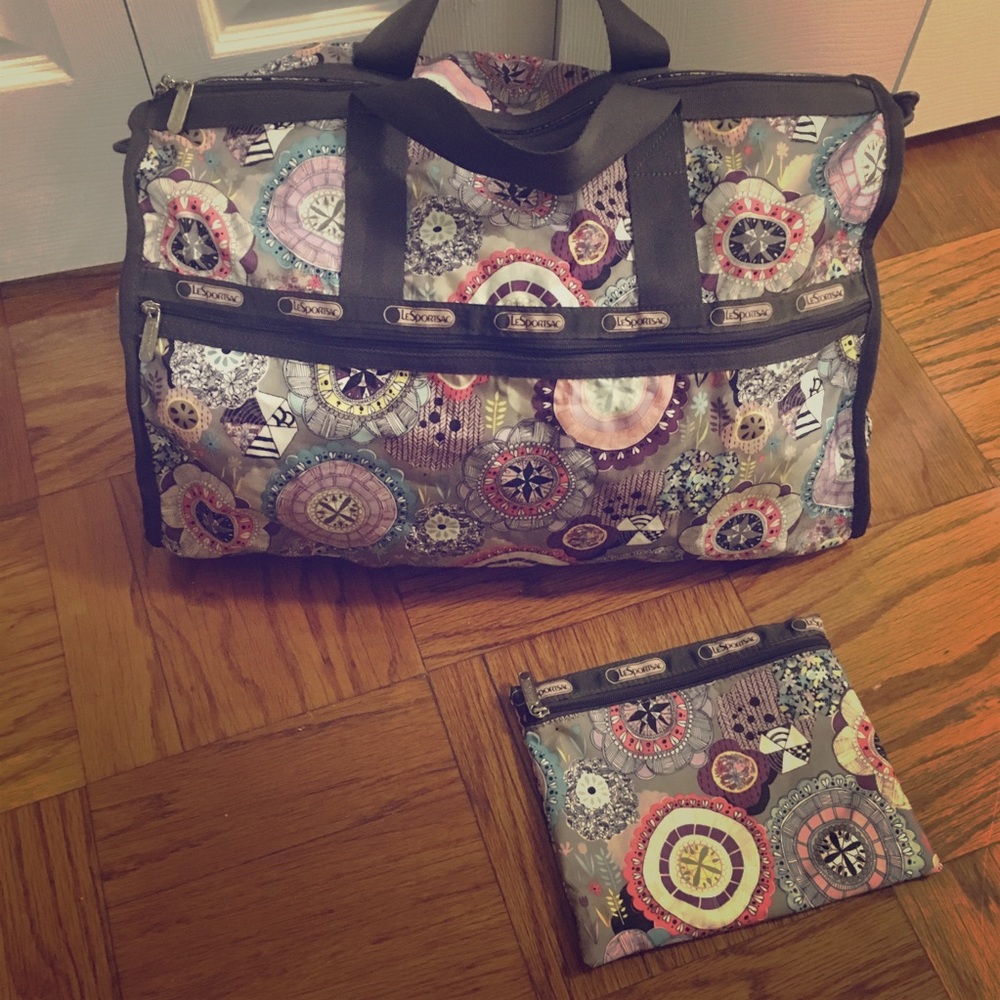 Large Weekender with Matching Pouch