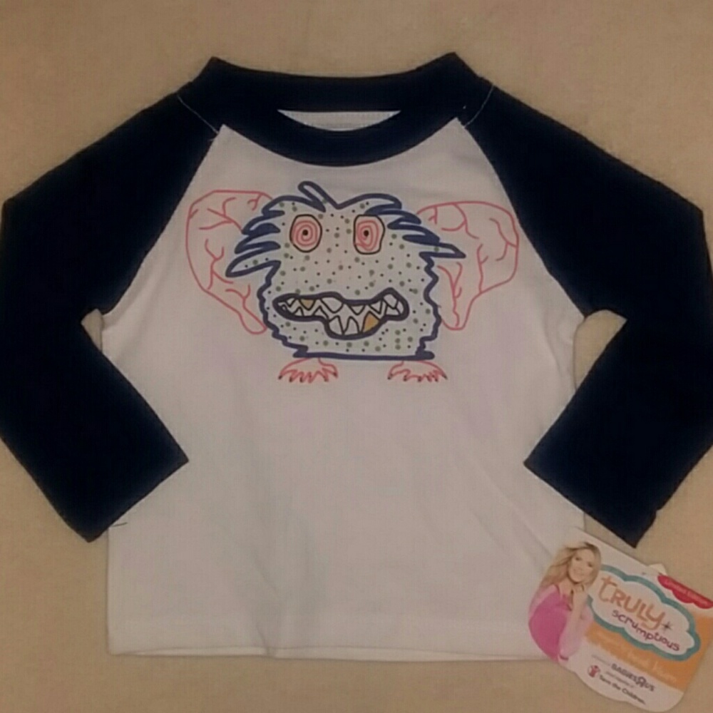 NWT Boys Truly Scrumptious Graphic Tee Shirt 12 M