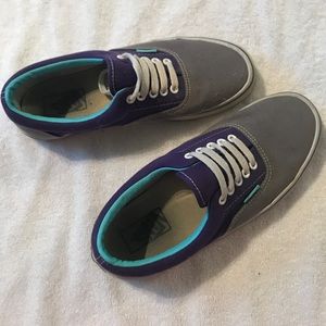 Purple and grey vans