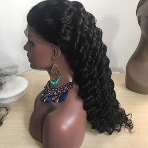 Super Wave Human Hair Full Lace Wig