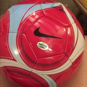 Mia Hamm USA autographed soccer ball