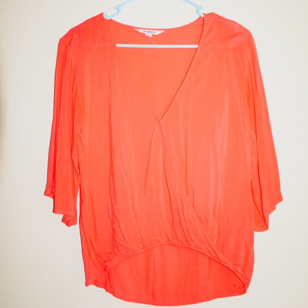 Peach blouse