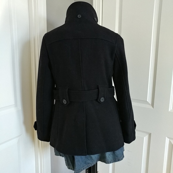 GAP Black Pea-Coat - Picture 4 of 5
