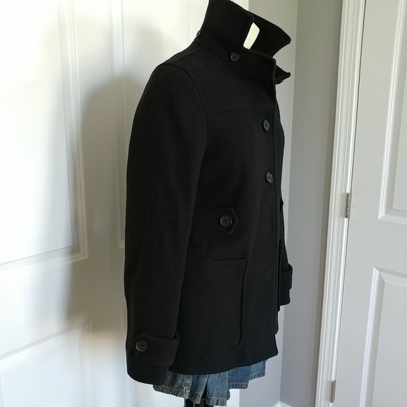 GAP Black Pea-Coat - Picture 5 of 5