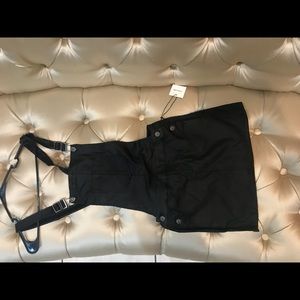 F21 Faux leather jumper