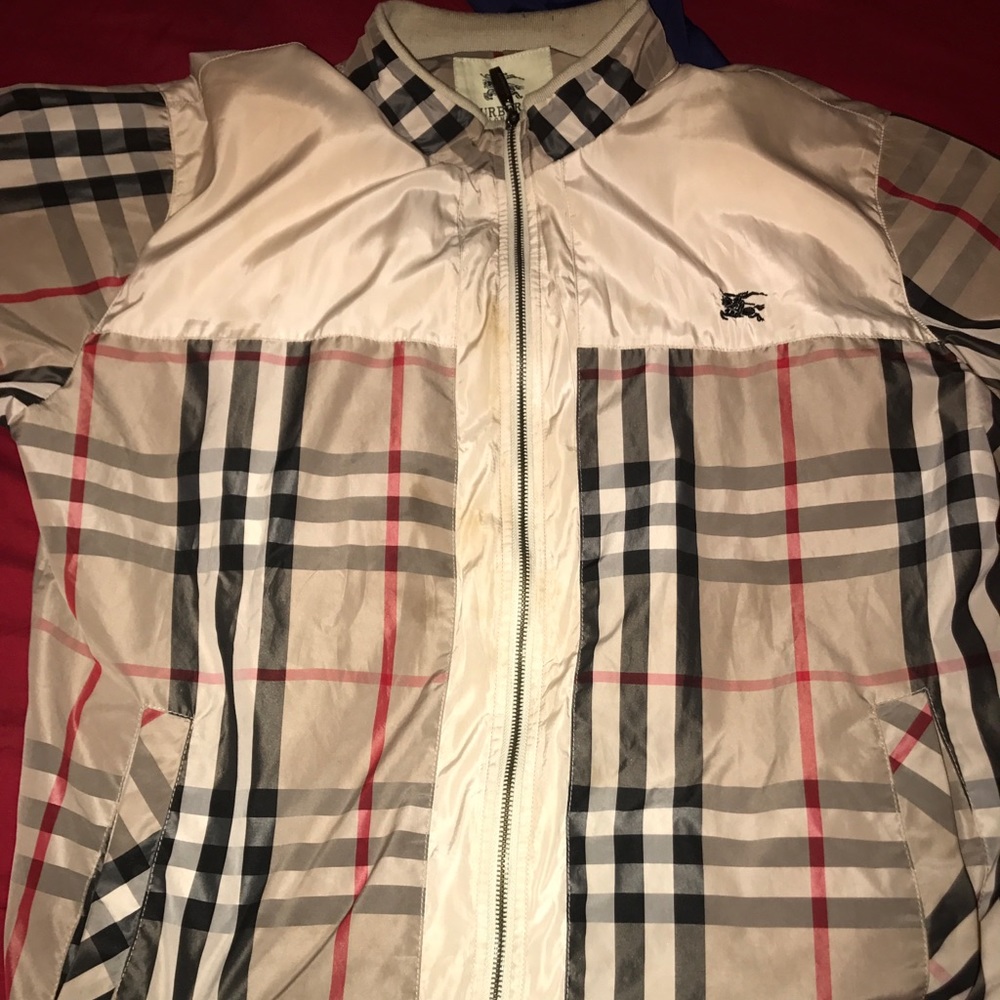 Burberry windbreaker jacket.