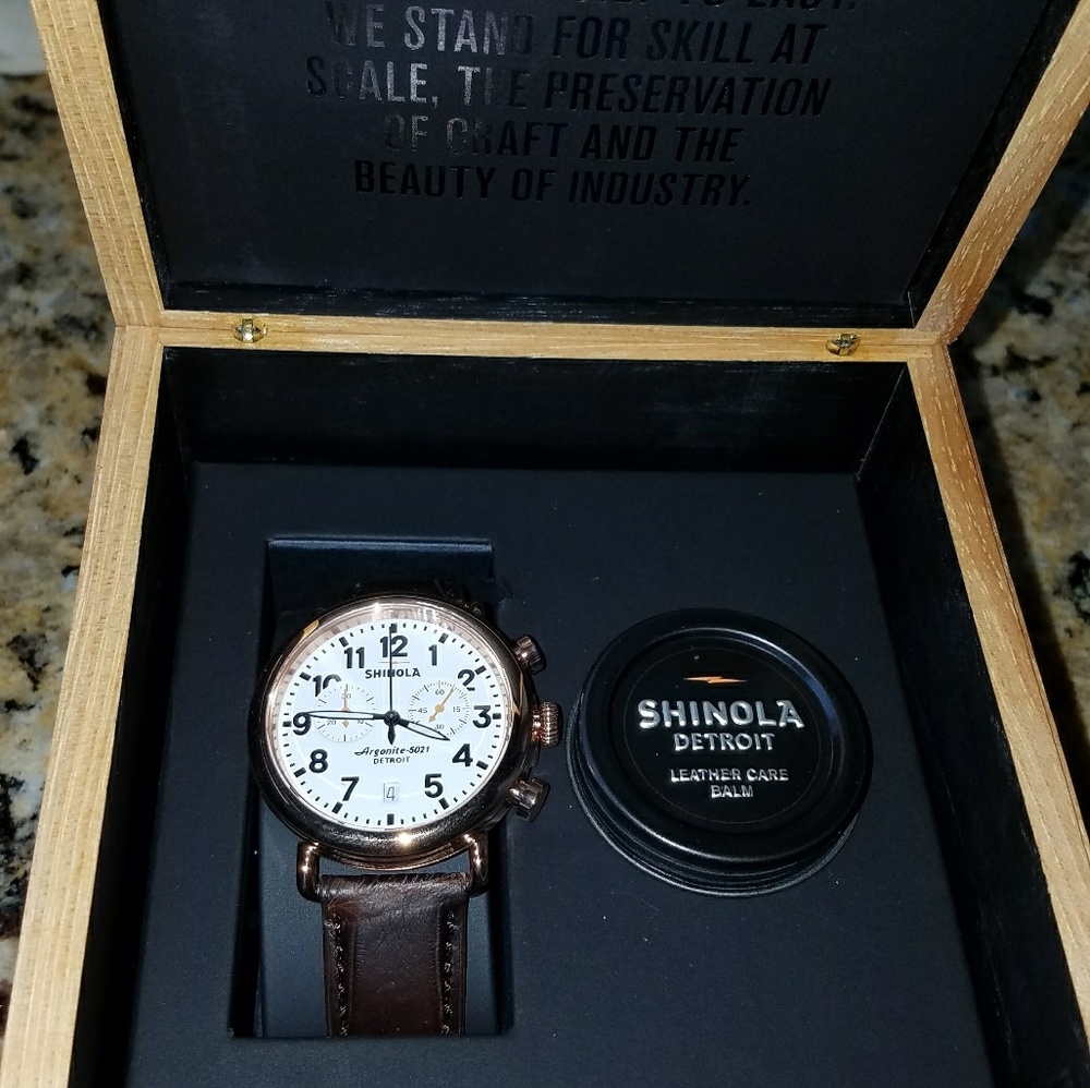 Shinola Runwell 2 Eye Chrono 41mm Watch