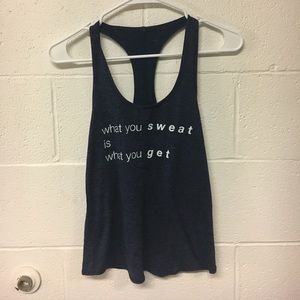 Work out too, navy blue