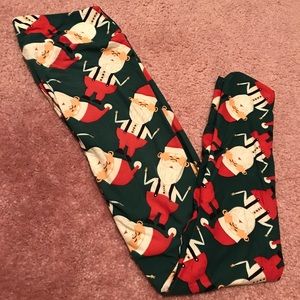 Christmas Lularoe one size leggings