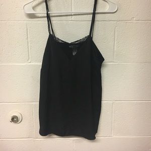 Black lace tank top